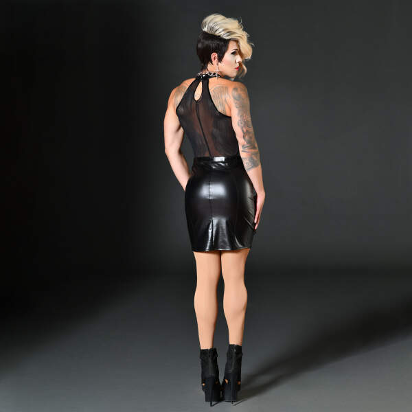 Patrice Catanzaro - Cross Dress - Mme Catherine - Gaas Top - Zwart - Afbeelding 4