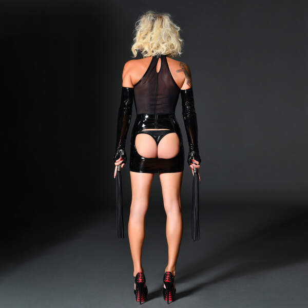 Patrice Catanzaro - Cross Dress - Mme Catherine - Gaas Top - Zwart - Afbeelding 5
