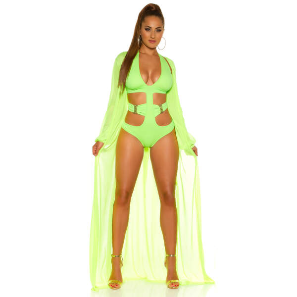 Koucla - Kimono - Beach - Gaas - Neon - Groen - Afbeelding 7