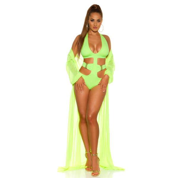 Koucla - Kimono - Beach - Gaas - Neon - Groen - Afbeelding 5