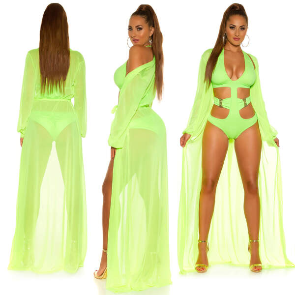 Koucla - Kimono - Beach - Gaas - Neon - Groen - Afbeelding 6