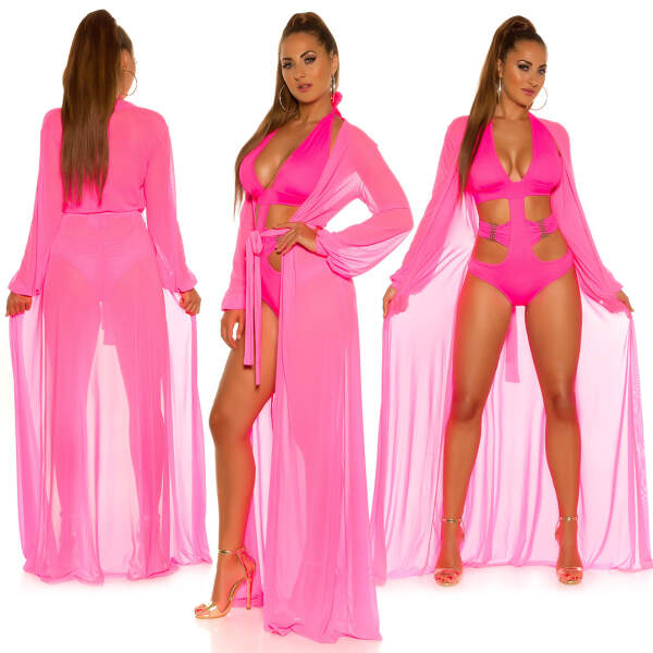Koucla - Kimono - Beach - Gaas - Neon - Pink - Afbeelding 5