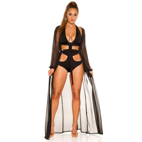 Koucla - Kimono - Beach - Gaas - Zwart - Afbeelding 6