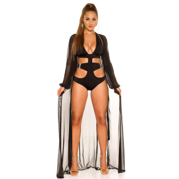 Koucla - Kimono - Beach - Gaas - Zwart - Afbeelding 5