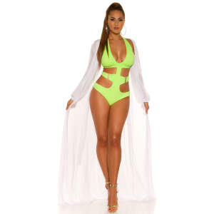 Koucla - Kimono - Beach - Gaas - Wit