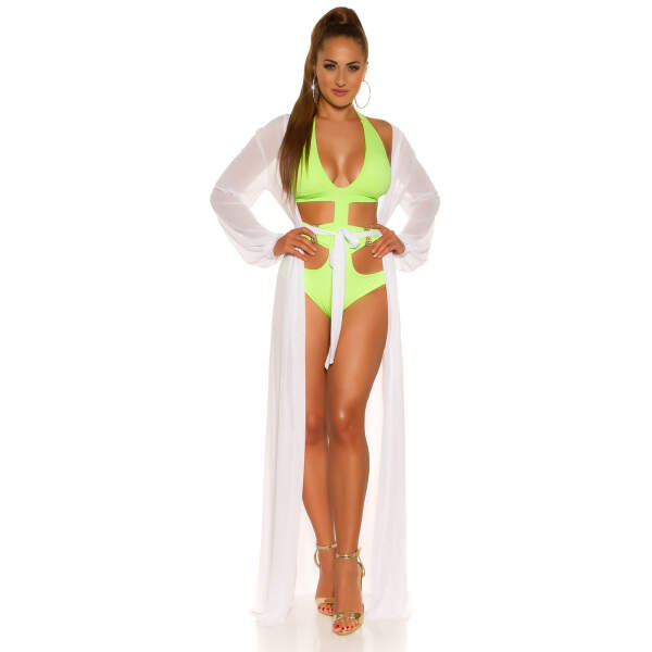 Koucla - Kimono - Beach - Gaas - Wit - Afbeelding 5