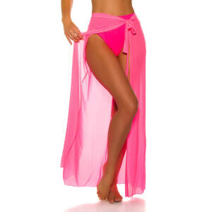 Gaas Rok - Transparant - Neon Roze - Ibiza