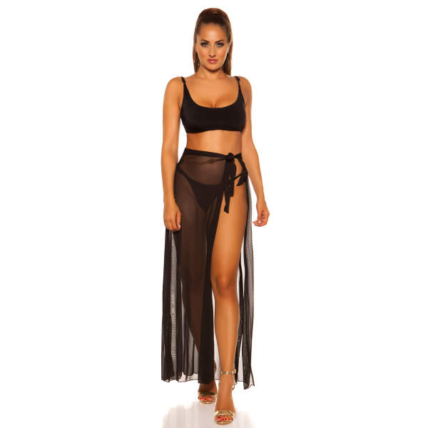 Koucla - Beach Skirt - Gaas - Zwart - Afbeelding 2