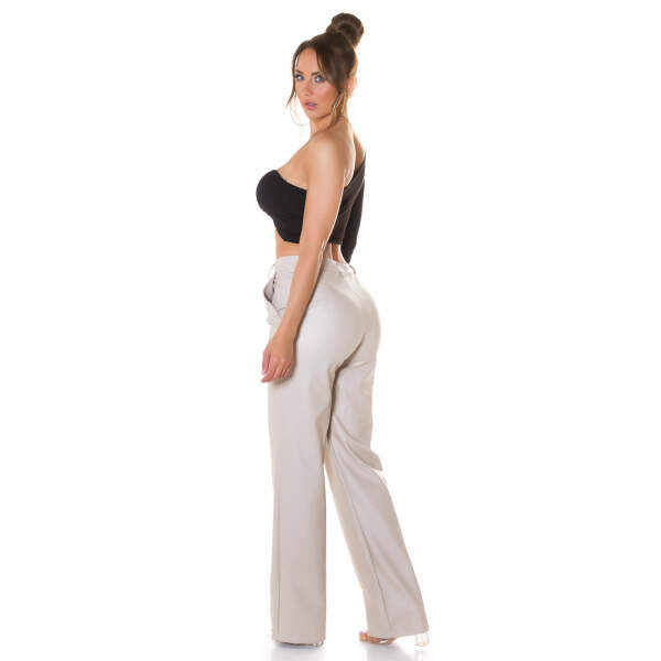 Koucla - One Shoulder Crop Top - Zwart - Afbeelding 4