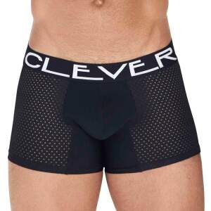 Clever Moda - Strategy Boxershort - Mesh - Zacht Microvezel - Zwart Maat M