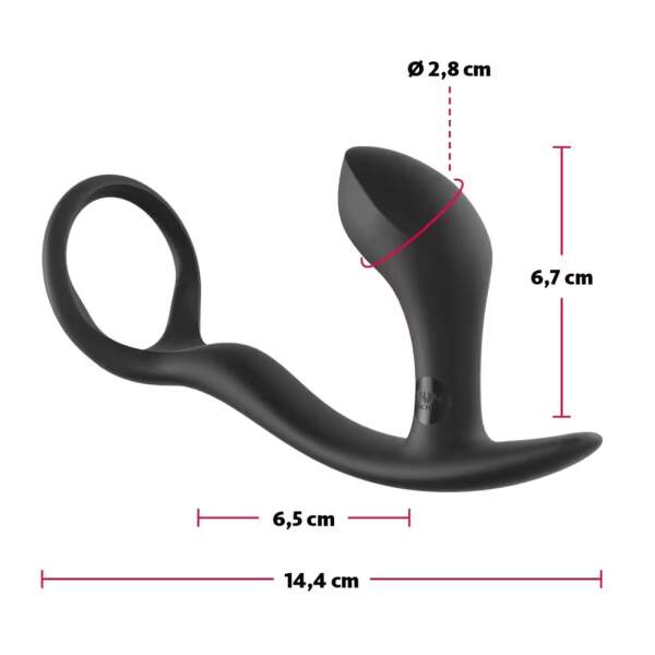 Fun Factory - Bootie Ring - Anaal Plug - Cockring - Siliconen - Zwart - Afbeelding 3