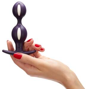 Fun Factory - B-Balls Duo - Anale Plug - Roterende Balletjes - Siliconen - Paars