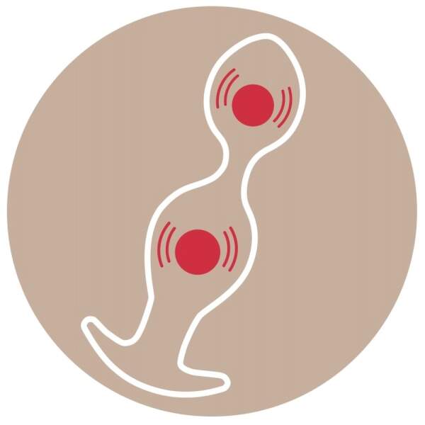 Fun Factory - B-Balls Duo - Anale Plug - Roterende Balletjes - Siliconen - Paars - Afbeelding 5
