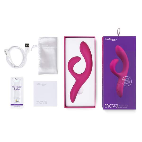 We-Vibe - Nova 2 - Rabbit Vibrator - We-Connect App - Roze - Afbeelding 6