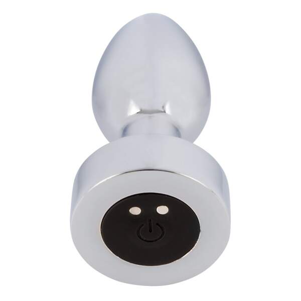 Anos - Heavy Butt Plug - Anale Plug - Met Vibratie - Metaal - Afbeelding 3