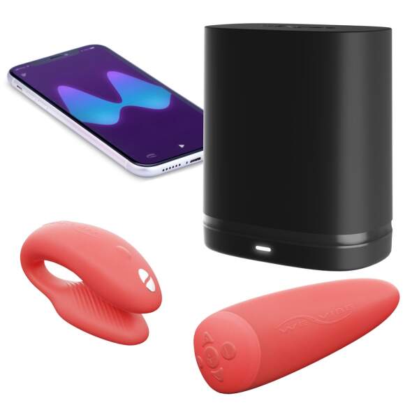 We-Vibe - Chorus - Vibrator voor Koppels - Remote Control - Oranje - Afbeelding 4