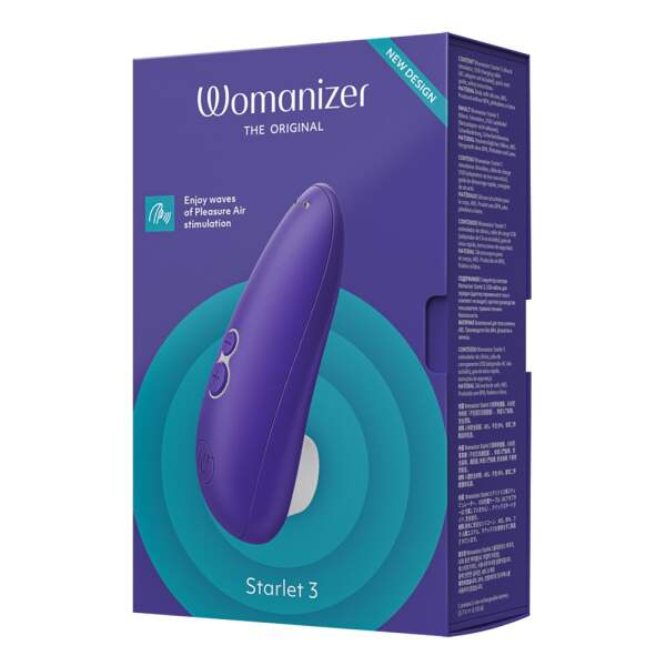 Womanizer - Starlet 3 - Clitoris Vibrator - Luchtdruk - Blauw - Afbeelding 2