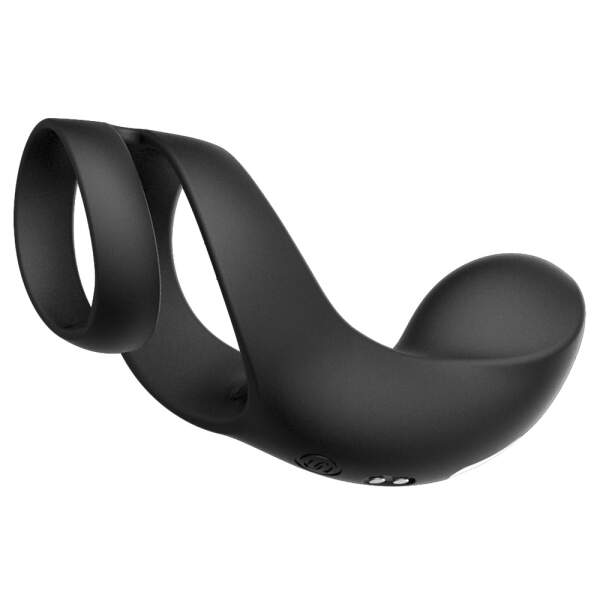 Svakom - Benedict - Double Ring Perineum Stimulator - Cockring - Zwart - Afbeelding 5