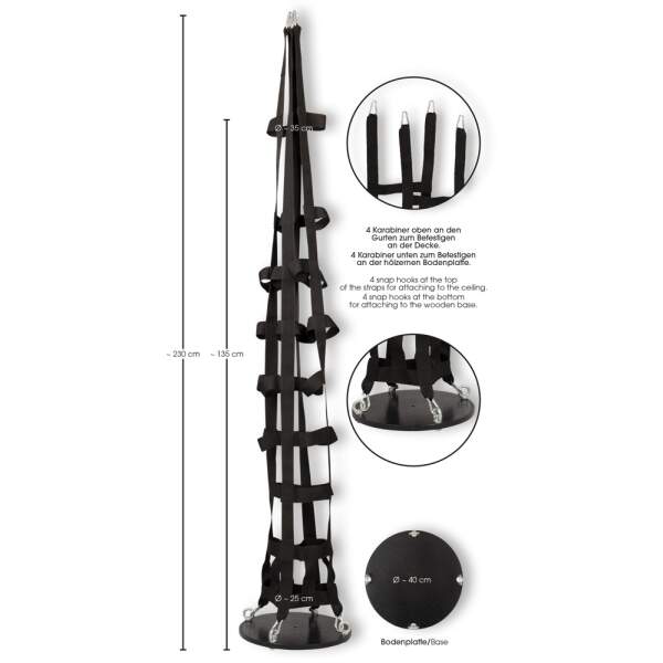 Bad Kitty - Hanging Strap Cage - BDSM Kooi - Afbeelding 3