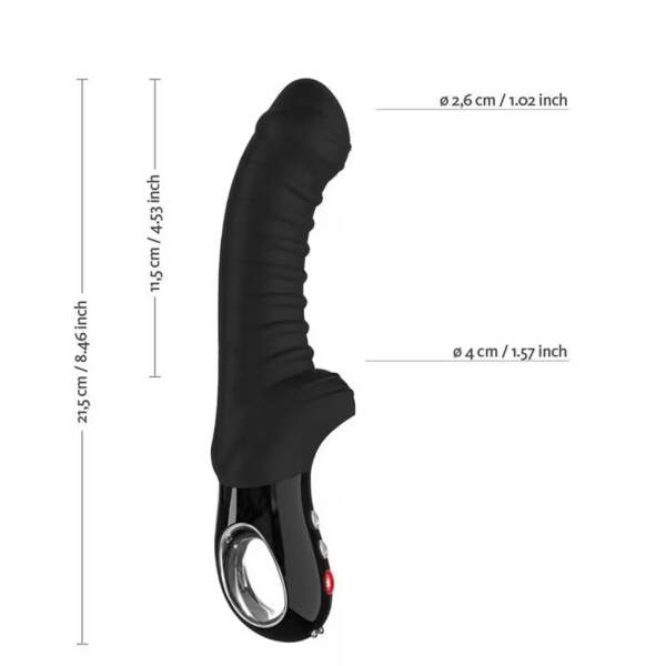 Fun Factory - Tiger G5 Vibrator - G-Spot Vibrator - Anale Vibrator - Prostaat Stimulator - Zwart - Afbeelding 3