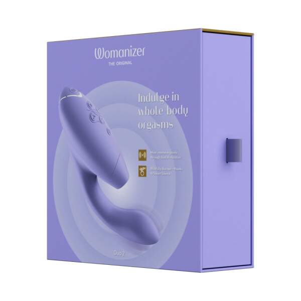 Womanizer - Duo 2 - Clitoris Stimulator - G-Spot Vibrator - Luchtdruk - Vibraties - Paars - Afbeelding 11
