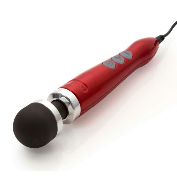 DOXY - Die Cast 3 - Wand Massager - Met Snoer - Candy Red - Rood - Afbeelding 3