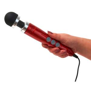 DOXY - Die Cast 3 - Wand Massager - Met Snoer - Candy Red - Rood