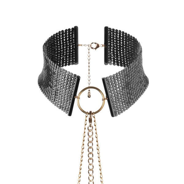 Bijoux Indiscrets - Desir Metallique Collar - Choker - Metaal - Zwart - Afbeelding 4