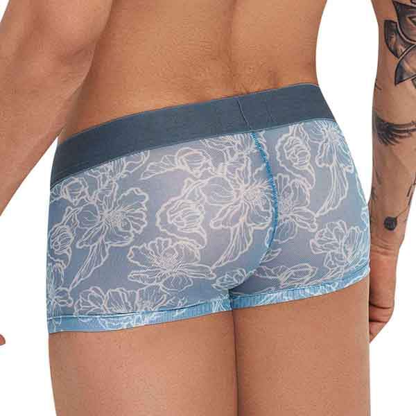 Clever Moda - Avalon Boxershort - Doorschijnend - Print - Blauw - Afbeelding 2