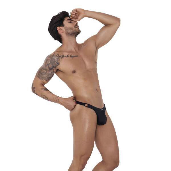 Clever Moda - Karma Brazilian Latin Thong - Mannenstring - Zwart - Afbeelding 5
