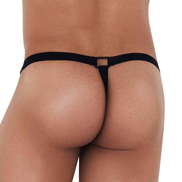 Clever Moda - Karma Brazilian Latin Thong - Mannenstring - Zwart - Afbeelding 2