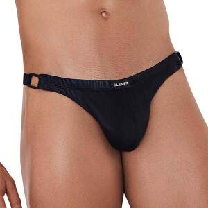 Clever Moda - Karma Brazilian Latin Thong - Mannenstring - Zwart