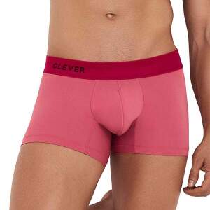 Clever Moda - Fervor Boxershort - Zacht Microvezel - Brede Band - Rood