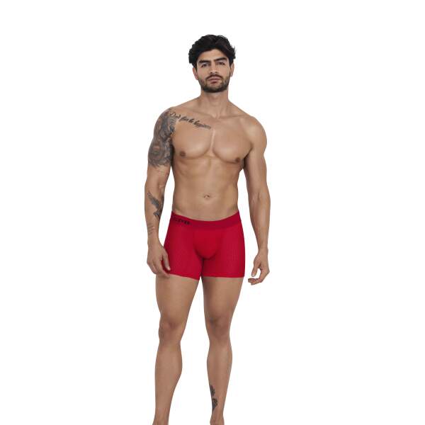 Clever Moda - Euphoria Boxershort - Mesh - Zacht Microvezel - Brede Band - Rood - Afbeelding 3