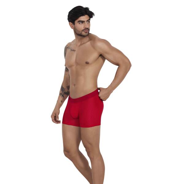 Clever Moda - Euphoria Boxershort - Mesh - Zacht Microvezel - Brede Band - Rood - Afbeelding 5