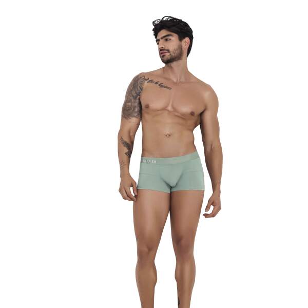Clever Moda - Curse Boxershort - Zacht Microvezel - Brede Band - Groen - Afbeelding 3