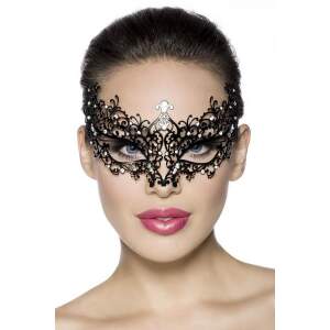 Metalen Masker - Strass - Zwart