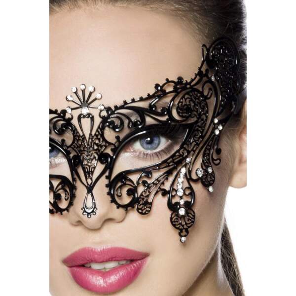 Metalen Masker met Strass - Afbeelding 2