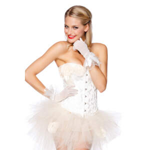 Corset Burlesque Creme Wit