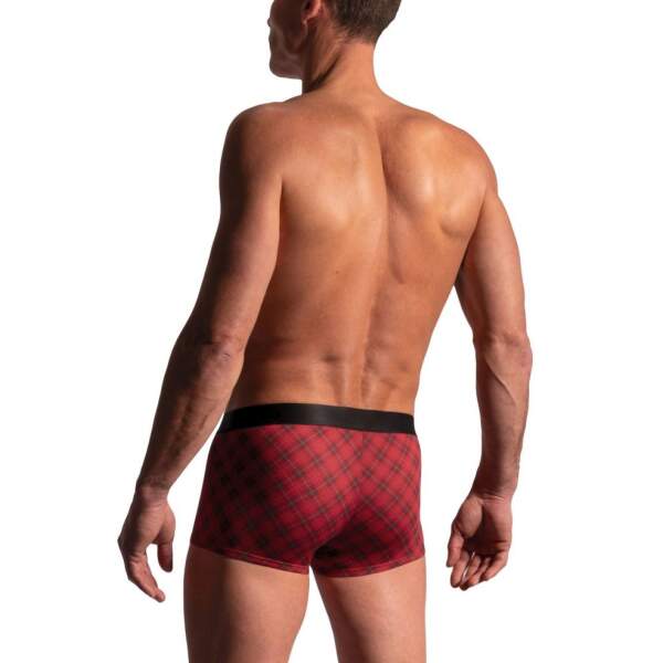 Manstore - M2224 - Micro Pants - Ruit - Rood - Afbeelding 3