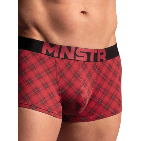 Manstore - M2224 - Micro Pants - Ruit - Rood - Afbeelding 2