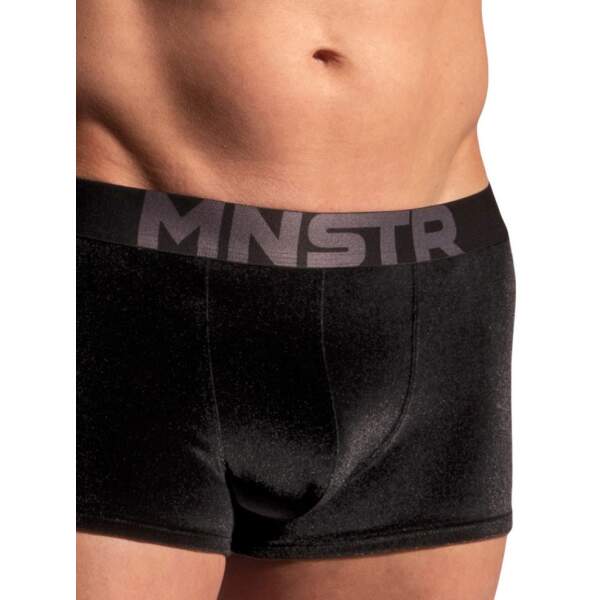 Manstore - M2234 - Micro Pants - Velours - Zwart - Afbeelding 2