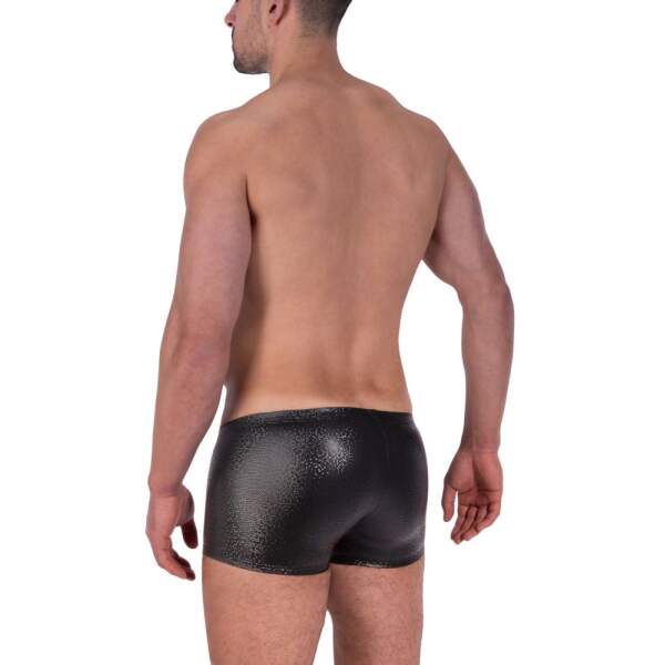 Manstore - M2317 - Popper Pants - Print - PU-leer - Zwart - Afbeelding 3