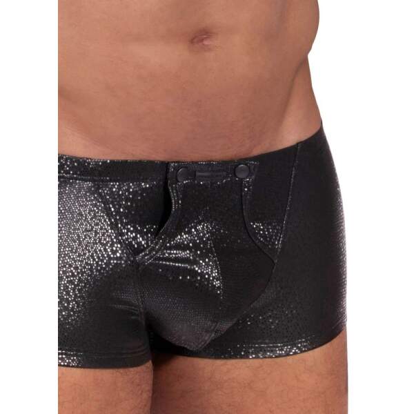 Manstore - M2317 - Popper Pants - Print - PU-leer - Zwart - Afbeelding 2