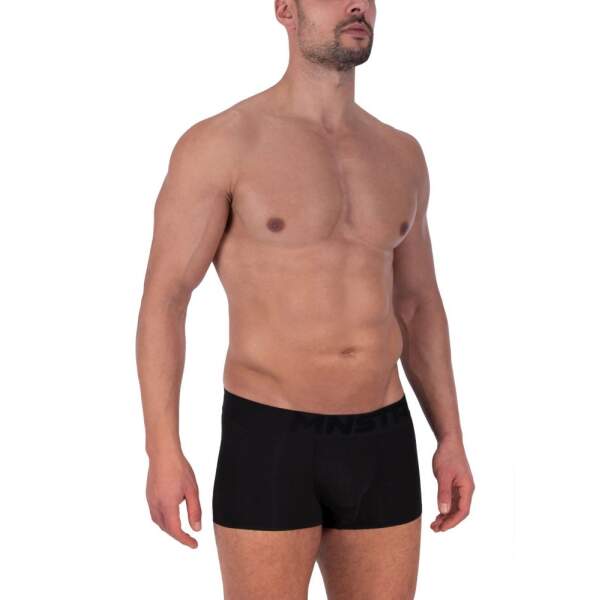Manstore - M2320 Bungee Pants - 3D Band - Lycra - Zwart
