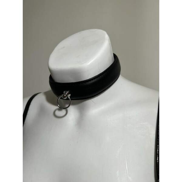 Collar - Leer - Zwart - Afbeelding 3