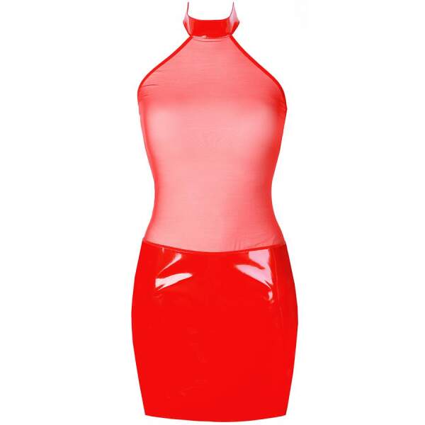 Axami - Jurk Gaia - Lak - Gaas - Rood - Afbeelding 3