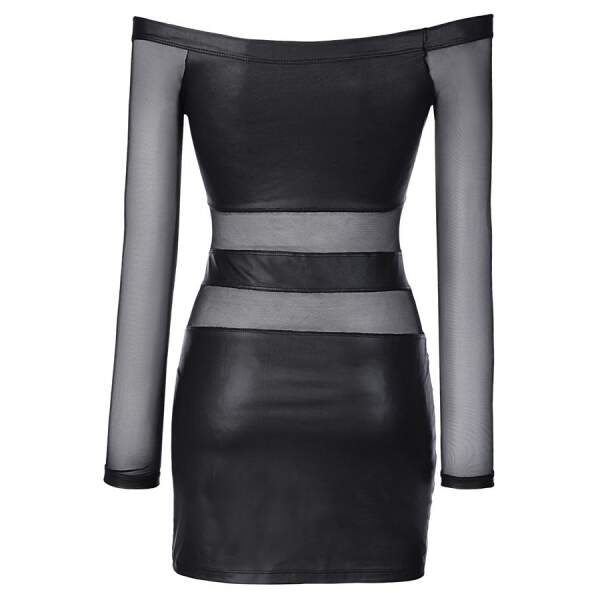 Axami - Jurk Artemis - Wetlook - Gaas - Zwart - Afbeelding 5