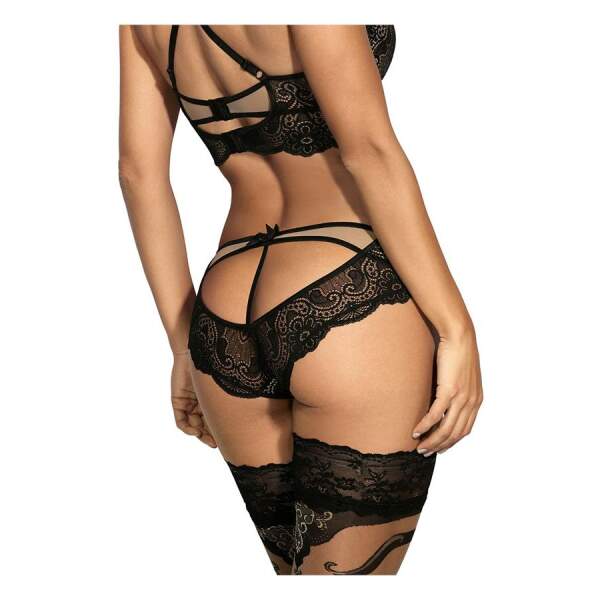 Axami - String - Straps - Kant - Zwart - Afbeelding 2