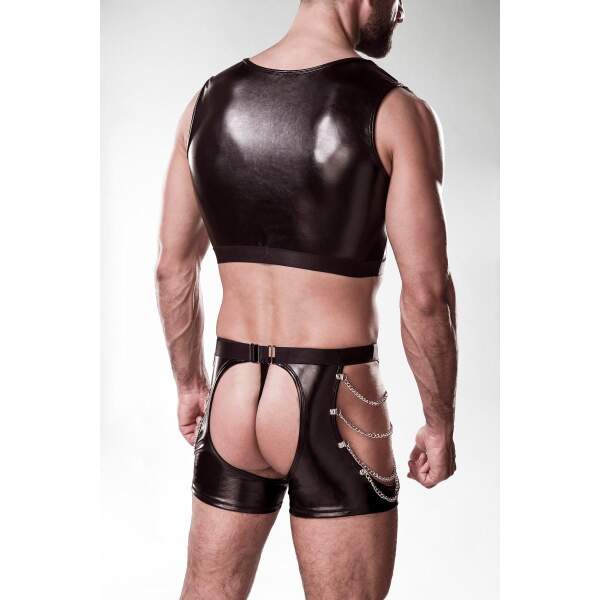 Grey Velvet - Kettingen Set - Chaps - PU-leer - Zwart - Afbeelding 2